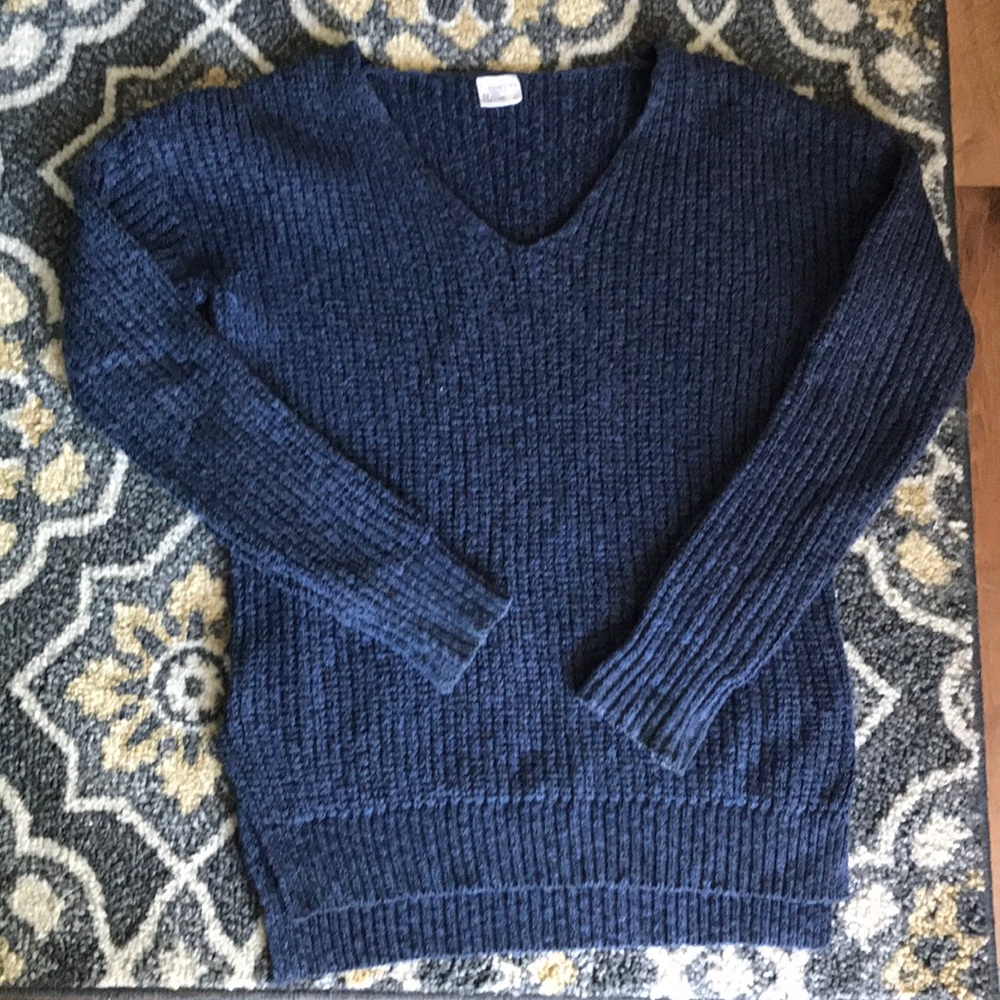 Slouchy knitted sweater